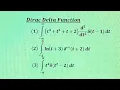 Dirac delta function Solved Problems
