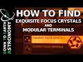 How to find Exquisite Focus Crystals and Modular Terminals Elite dangerous