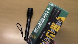 Feit Electric Rechargeable Flashlight Power Bank Costco Item 1717984 3000 Lumen