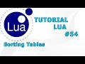TUTORIAL LUA - Sorting Tables