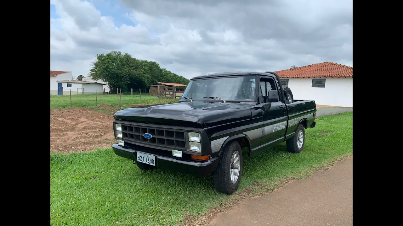 Uma Ford F1000 Turbo após 3 décadas de trabalho ... resistiu ???