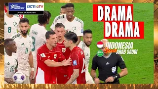 indonesia v arab saudi drama drama di dalam pertandingan afc asian qualifiers road to 26
