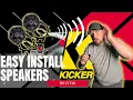 EASY INSTALL Kicker Speakers