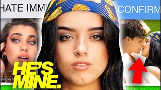 dixie u0026 noah speak out after kissing in music video amelie zilber u0026 dolan twins cancelled for this