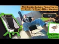 Camping Gadgets - Folding Camping Chairs that fit in a pouch