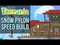Simplest Snow Pylon Design Terraria 1 4 Speed Build