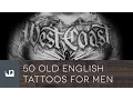 50 Old English Tattoos For Men