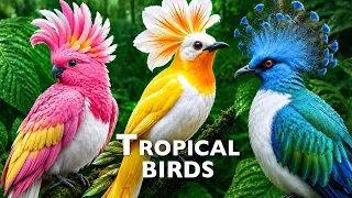 TROPICAL BIRDS DISCOVERY / 60FPS 4K ULTRA HD #4K #ANIMALS