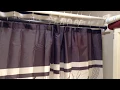 MAINSTAYS 13-PIECE SHOWER CURTAIN AND DECORATIVE HOOK SET SETUP AND REVIEW