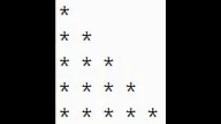 TRIANGLE PATTERN OF STAR IN JAVA BLUEJ