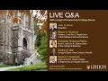 Live Q A with Lehigh s President and College Deans