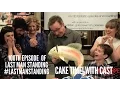 Cake Cutting with Cast Creators of for 100th Episode Celebration on Set