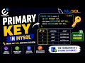 PRIMARY KEY in MySQL