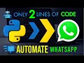 Whatsapp Automation Using Python Automate Whatsapp Messages Python Automation Tutorial in Hindi