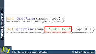 Python Default Values for Positional Arguments