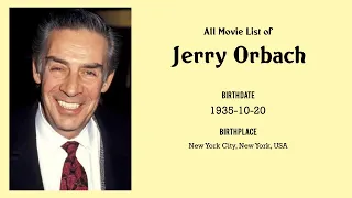 Jerry Orbach Movies list Jerry Orbach Filmography of Jerry Orbach