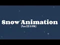 Snow Animation Using HTML CSS