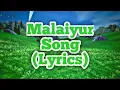 Lagu Malaiyur Song | Tamil Lyrics | Prince Lyrics |