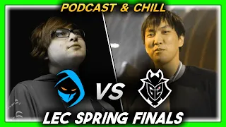 Watching LEC Spring FINALS with @Doublelift (Rogue vs G2)