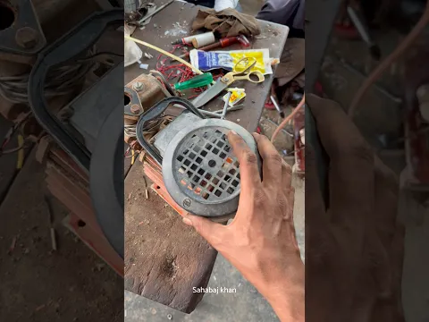 Correct name of the fan cover on an induction motor? #electrician #inductionmotor #fan #wireman