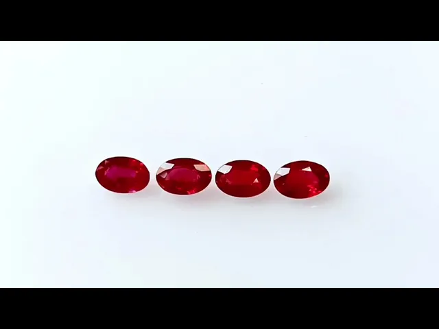 Oval Pigeon's Blood Ruby