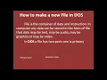 MS-DOS Basics for beginner - Part 1