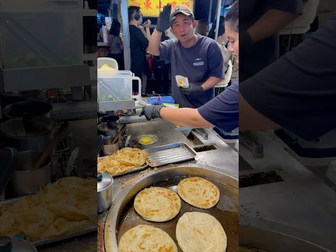 대만식 피자 총좌빙 - taiwanese street food