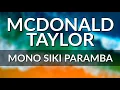MONO SIKI PARAMBA - McDONALD TAYLOR (PNG-muziek 2020)