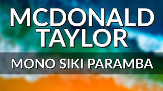 mono siki paramba mcdonald taylor png music 2020 