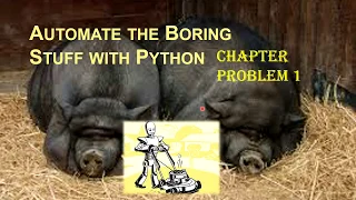 Automate the Boring Stuff with Python Chapter 1