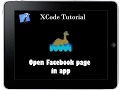 XCode - How to open a Facebook page in the Facebook app
