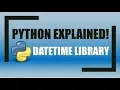 Python Creating Datetime Libraries using Pandas
