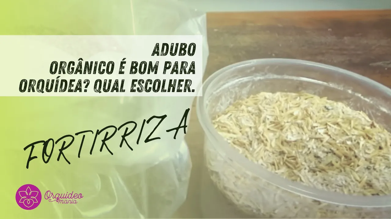 ADUBO ORGÂNICO É BOM PARA ORQUÍDEA? QUAL ESCOLHER
