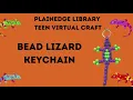 Bead Lizard Keychain