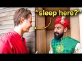 Asking Millionaires in India To Sleep in THEIR Home