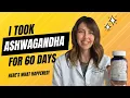 I Had the WEIRDEST SIDE EFFECT to ASHWAGANDHA