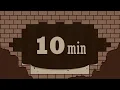 10 Minute Timer Basic Brown