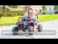 NEWQIDA XXL Kids UTV 24V Power Wheels