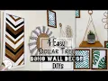 4 Easy Dollar Tree Boho Wall Decor DIYs KB Decor Crafts