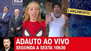 ADAUTO AO VIVO: Nova Pesquisa + Hoje tem Debate Lula X Flávio + Malévola + A Fazenda + MÚSICA NOVA