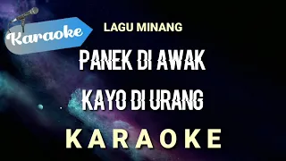  karaoke panek di awak kayo di urang lagu minang 