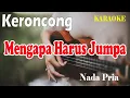 MENGAPA HARUS JUMPA KERONCONG ll KARAOKE KERONCONG ll DLLOYD ll NADA PRIA D=DO