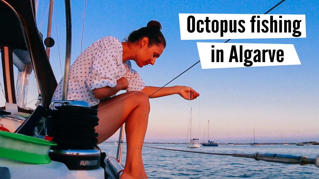 Trying to catch an octopus in Culatra, Portugal #26