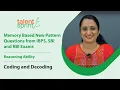 Coding and Decoding Memory Based New Pattern Questions from IBPS SBI and RBI Exams TalentSprint