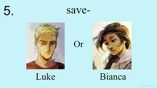 Percy Jackson Would You Rather Edition