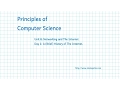 CS Principles - Unit 6 Day 1