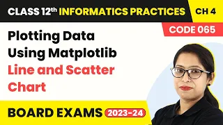Class 12 Informatics Practices Ch 4 Plotting Data Using Matplotlib Line and Scatter Chart 2022-23
