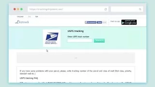 USPS tracking number