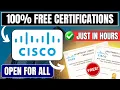 CISCO Free Courses With Certificates - 2026 Free Courses by Cisco With Certificates