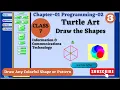 Turtle Art How to Draw the Shape Part-3 Class 7 ICT Chapter 1 Programming 02